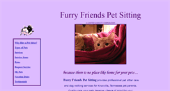 Desktop Screenshot of furryfriendspetsitting.biz
